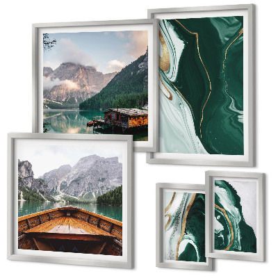 Tableau de décoration murale Paysages verdoyants, eau, montagnes