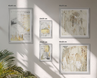 Lot de tableaux encadrés Motifs abstraits élégants