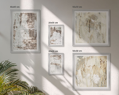 Tableau de décoration murale Compositions neutres abstraites