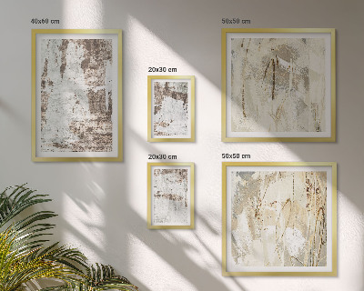 Tableau de décoration murale Compositions neutres abstraites
