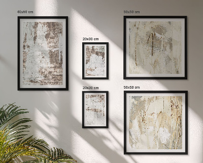 Tableau de décoration murale Compositions neutres abstraites