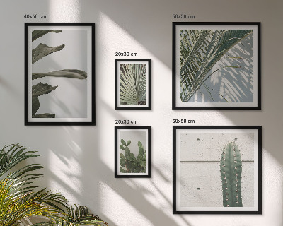 Ensemble de 5 tableaux Accents végétaux modernes