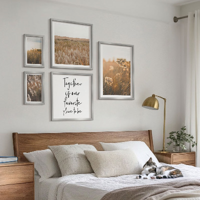 Tableau de décoration murale Paysages naturels fleurs citations