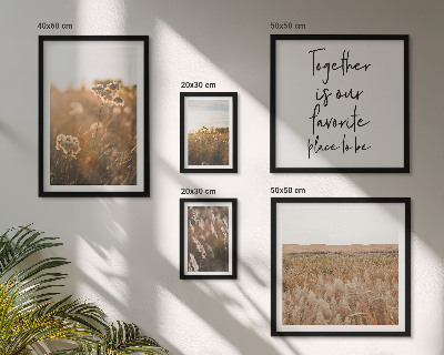 Tableau de décoration murale Paysages naturels fleurs citations
