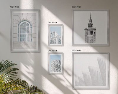 Lot de tableaux encadrés Minimalisme en architecture moderne