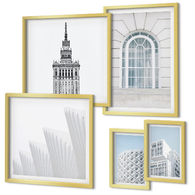 Lot de tableaux encadrés Minimalisme en architecture moderne