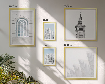 Lot de tableaux encadrés Minimalisme en architecture moderne