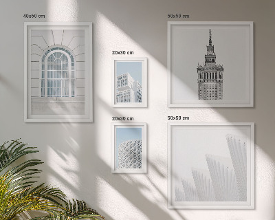 Lot de tableaux encadrés Minimalisme en architecture moderne