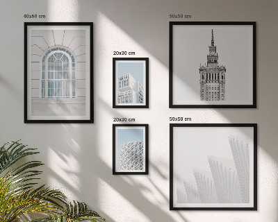 Lot de tableaux encadrés Minimalisme en architecture moderne