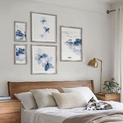 Tableau de décoration murale Paysages fleurs eau paix