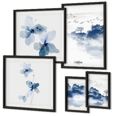 Tableau de décoration murale Paysages fleurs eau paix