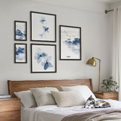 Tableau de décoration murale Paysages fleurs eau paix