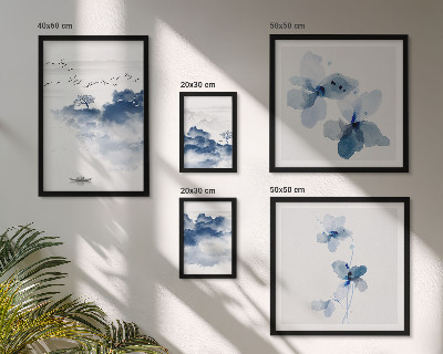 Tableau de décoration murale Paysages fleurs eau paix