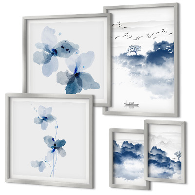 Tableau de décoration murale Paysages fleurs eau paix
