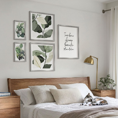 Lot de tableaux encadrés Inspirations végétales modernes