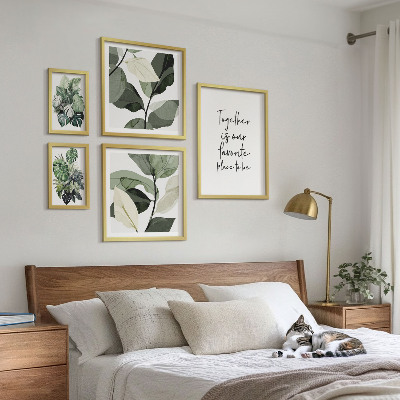 Lot de tableaux encadrés Inspirations végétales modernes