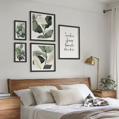 Lot de tableaux encadrés Inspirations végétales modernes