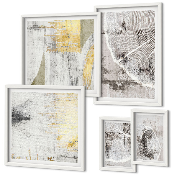 Tableau de décoration murale Motifs neutres abstraits