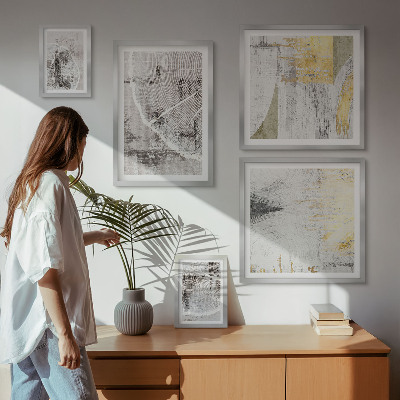 Tableau de décoration murale Motifs neutres abstraits