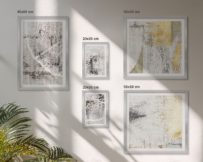 Tableau de décoration murale Motifs neutres abstraits