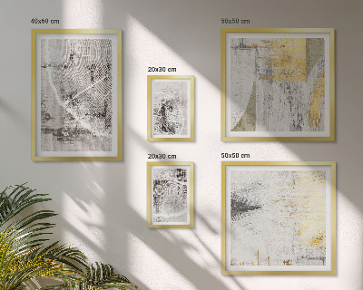 Tableau de décoration murale Motifs neutres abstraits