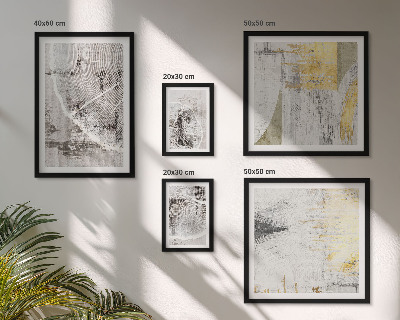 Tableau de décoration murale Motifs neutres abstraits