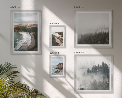 Tableau de décoration murale Paysages côtiers, forêts de montagne