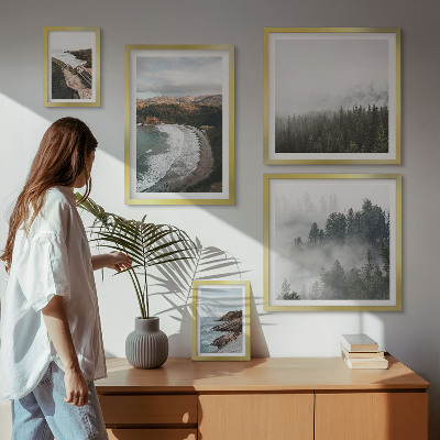 Tableau de décoration murale Paysages côtiers, forêts de montagne