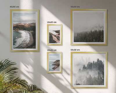 Tableau de décoration murale Paysages côtiers, forêts de montagne