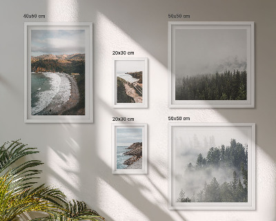 Tableau de décoration murale Paysages côtiers, forêts de montagne