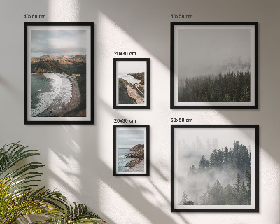 Tableau de décoration murale Paysages côtiers, forêts de montagne
