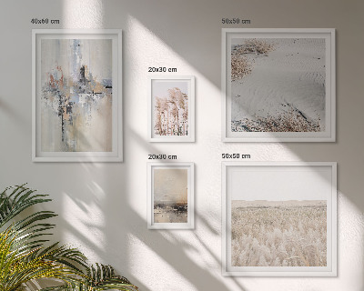 Ensemble de 5 tableaux Décorations élégantes, nature, minimalisme