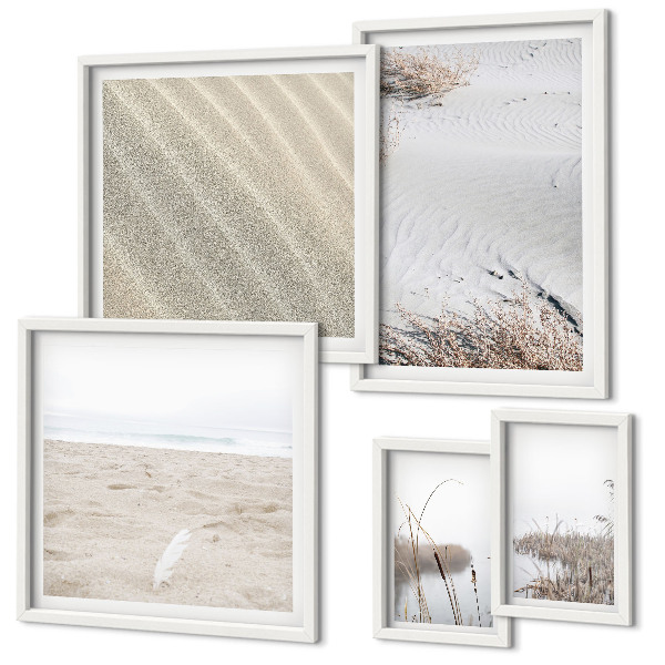 Tableau de décoration murale Motifs minimalistes de plage