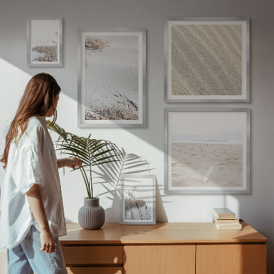 Tableau de décoration murale Motifs minimalistes de plage