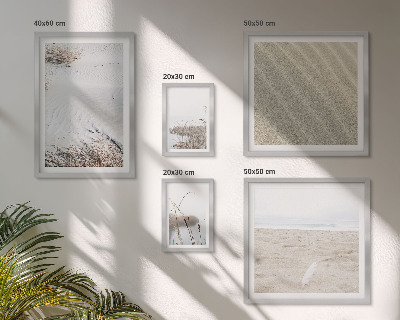 Tableau de décoration murale Motifs minimalistes de plage