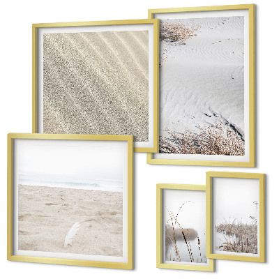 Tableau de décoration murale Motifs minimalistes de plage
