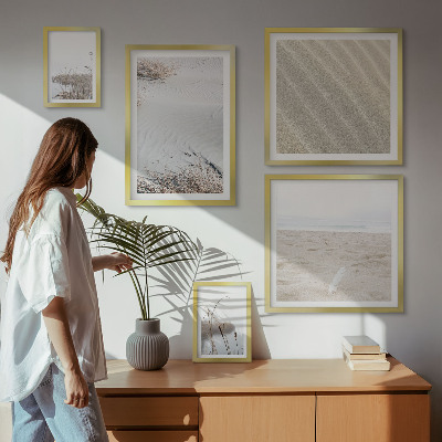 Tableau de décoration murale Motifs minimalistes de plage