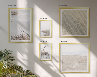 Tableau de décoration murale Motifs minimalistes de plage