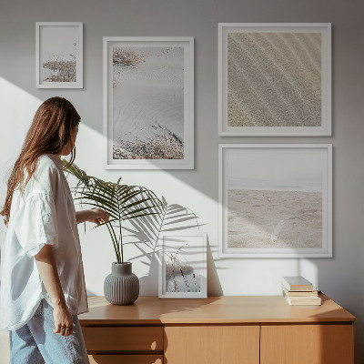 Tableau de décoration murale Motifs minimalistes de plage