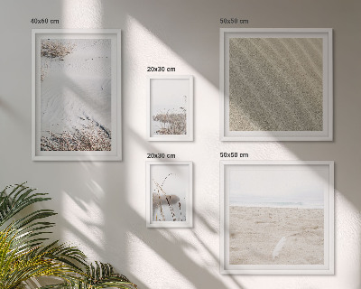 Tableau de décoration murale Motifs minimalistes de plage