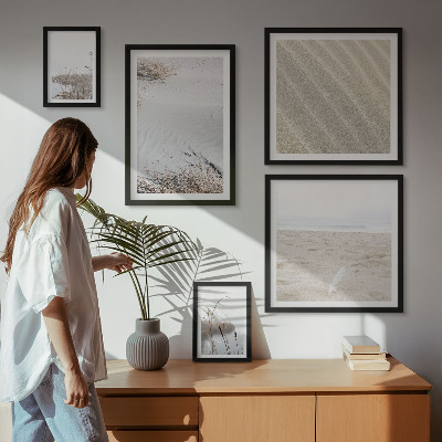 Tableau de décoration murale Motifs minimalistes de plage