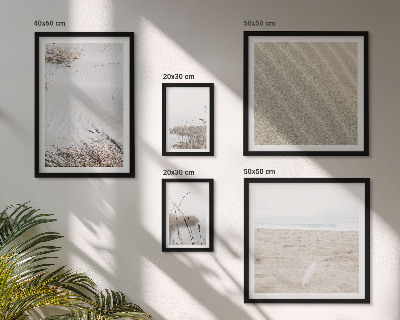Tableau de décoration murale Motifs minimalistes de plage