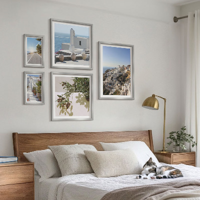 Lot de tableaux encadrés Vues pittoresques de Santorin