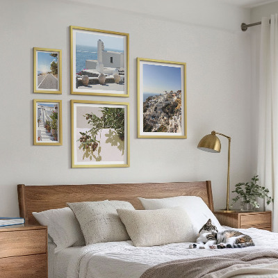 Lot de tableaux encadrés Vues pittoresques de Santorin