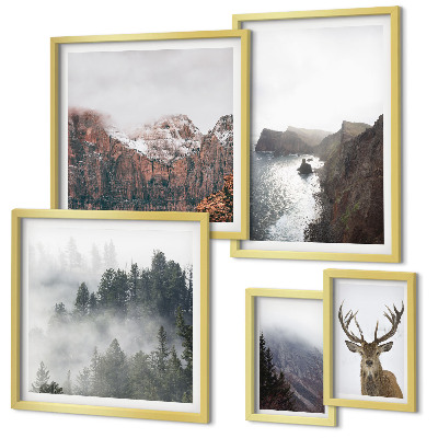 Tableau de décoration murale Paysages fauniques