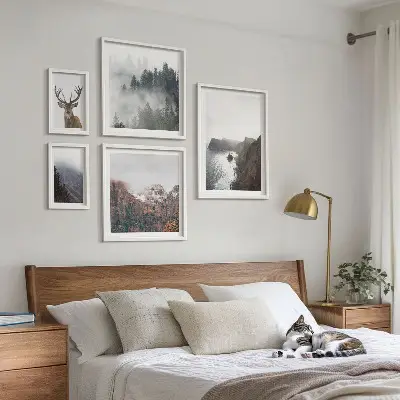 Tableau de décoration murale représentant des paysages fauniques