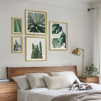Tableau de décoration murale Plantes tropicales vertes d'intérieur