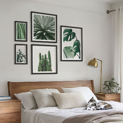 Tableau de décoration murale Plantes tropicales vertes d'intérieur