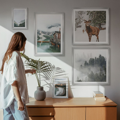 Tableau de décoration murale Faune sauvage et nature montagnes