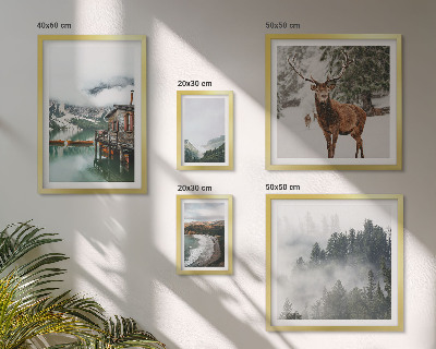 Tableau de décoration murale Faune sauvage et nature montagnes